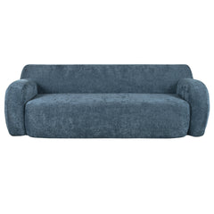 81.5" Minimalist Compression Sofa, Curved Design, 3-Seater Casual Sofa