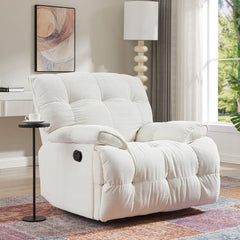 360 Degree Swivel Fabric Single Sofa Heavy Duty Reclining Chair for