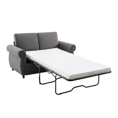 57.9" Pull Out Sofa Bed  Loveseat Sleeper with Twin Size Memory