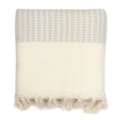 Plush Wavy Turkish Throw