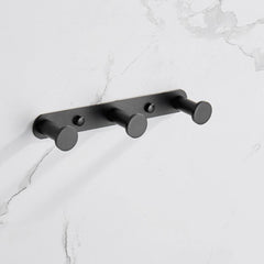 Towel Holder Hook Matte Black 304 Stainless Steel Bathrobe Coat Rack 1