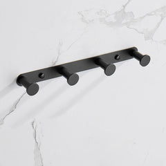 Towel Holder Hook Matte Black 304 Stainless Steel Bathrobe Coat Rack 1